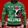 Cow Not Today Heifer Ugly Christmas Sweater 5 5