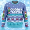 Cuddly as a Cactus Ugly Grinch Christmas Sweaters 1 1