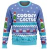 Cuddly as a Cactus Ugly Grinch Christmas Sweaters 2 2