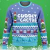 Cuddly as a Cactus Ugly Grinch Christmas Sweaters 3 3