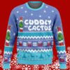 Cuddly as a Cactus Ugly Grinch Christmas Sweaters 5 5