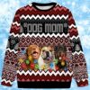 Custom Dog Mom Funny Ugly Christmas Sweaters For Women 1 1