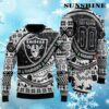 Custom Name Number Ugly Sweater Raiders Football Gift 4 4