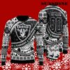 Custom Name Number Ugly Sweater Raiders Football Gift 5 5