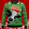 Cute Cow Christmas Ugly Sweaters Womens 5 5