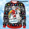 Cute Ugly Christmas Sweater Santa Unicorn 1 1