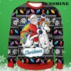 Cute Ugly Christmas Sweater Santa Unicorn 3 3