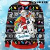 Cute Ugly Christmas Sweater Santa Unicorn 4 4