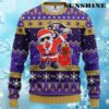 Dabbing Santa Claus Baltimore Ravens Ugly Christmas Sweater 4 4