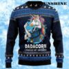 Dadacorn Protector Of My Unicorn 3D Ugly Christmas Sweater 1 1