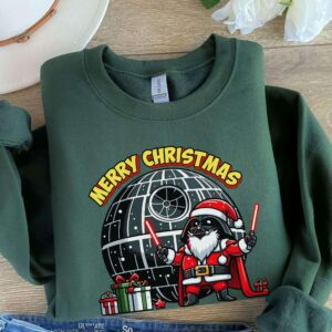 Darth Vader Funny Christmas shirt Star Wars Christmas Shirt Funny Christmas Shirt Santa Claus Shirt Christmas gift 1