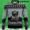 Davante Adams 17 Las Vegas Raiders Ugly Christmas Sweater 3 3