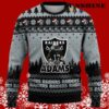 Davante Adams 17 Las Vegas Raiders Ugly Christmas Sweater 5 5