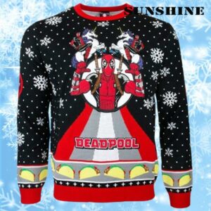 Deadpool Unicorn Christmas Sweater 1 1