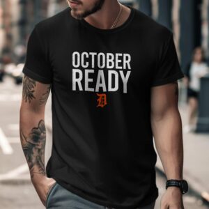 Detroit October Ready T Shirt October Tigers Tee Trendy Graphic T Shirt Perfect for Fall Casual Wear Baseball Sweatshirt 1