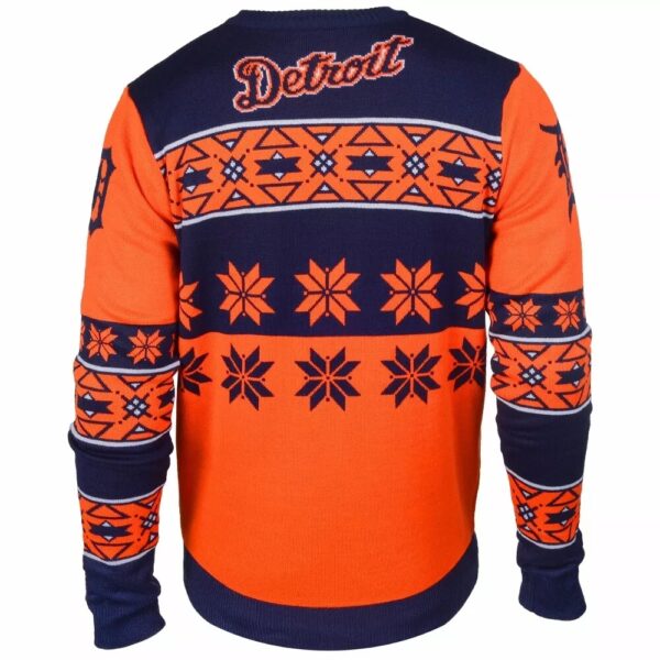 Detroit Tigers Big Logo Ugly Sweater2