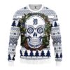 Detroit Tigers Skull Flower Ugly Ugly Sweater Party Ugly Sweater Ideas