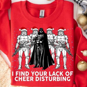 Disney Star Wars Christmas Shirt I Find Your Lock Of Cheer Disturbing Shirt Funny Darth Vader Christmas Shirt Birthday Boy Shirt 1