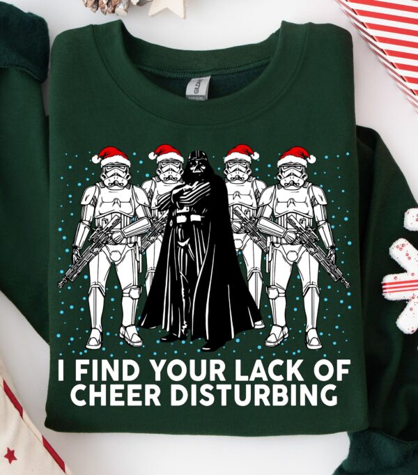 Disney Star Wars Christmas Shirt I Find Your Lock Of Cheer Disturbing Shirt Funny Darth Vader Christmas Shirt Birthday Boy Shirt 3