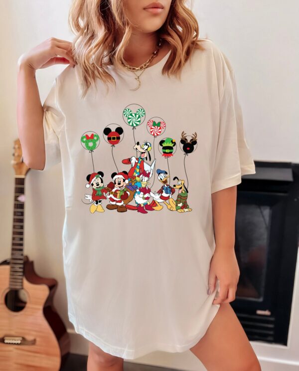 Disney World Mickey And Friends Christmas Sweatshirt Christmas Mickey Mouse TShirt Christmas Family Disney Vacation Sweater Xmas Gift 4