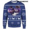 Dobbins Gus Edwards Baltimore Ravens Ugly Christmas Sweater 2 2