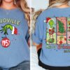 Double Sided Whoville Est 1957 Merry Grinchmas Comfort Colors Shirt Grinch T shirt Funny Christmas Party Family Matching Shirt Xmas Gift 3