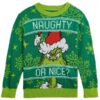 Dr Seuss The Grinch Naughty or Nice Ugly Christmas Sweaters Grinch 2 2