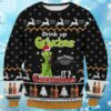 Drink Up Grinches Its Christmas Funny Christmas Ugly Sweaters 4 4