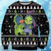 Eeyore And Grinch Funny 3D Print Ugly Christmas Sweater 4 4