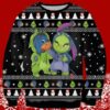 Eeyore And Grinch Funny 3D Print Ugly Christmas Sweater 5 5