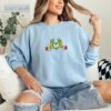 Embroidered Grinch Christmas Heart Sweatshirt Grinch Love Sweatshirt Christmas Grinch Crewnecks Christmas Family 2024 Sweatshirts 9 1