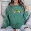 Embroidered Grinch Christmas Heart Sweatshirt Grinch Love Sweatshirt Christmas Grinch Crewnecks Christmas Family 2024 Sweatshirts 9