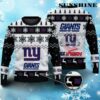 Ever Upwards New York Giants Christmas Ugly Sweater Black 4 4