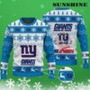 Ever Upwards New York Giants Christmas Ugly Sweater Blue 3 3