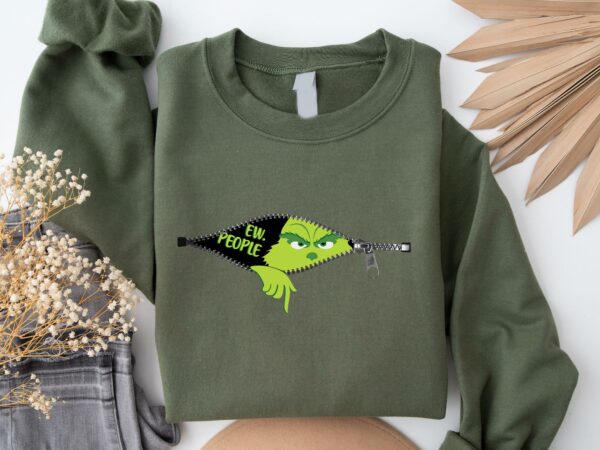 Ew People Sweatshirt Grinch Sweatshirt Grinchmas Sweatshirt Christmas Grinch Shirt Christmas Funny Grinch Sweatshirt Ew People Shirt 2