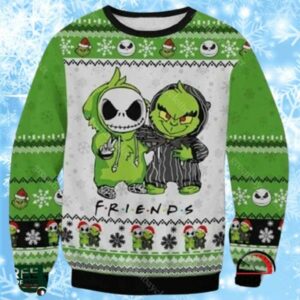 Friends Baby Jack Skellington Baby Grinch Ugly Sweater 1 1