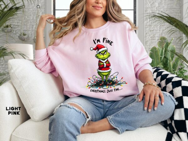 Funny Christmas Lights Sweatshirt Quirky Christmas Humor Funny Xmas Party Sweater Holiday Light Hoodie Ugly Christmas Lights Pullover 10