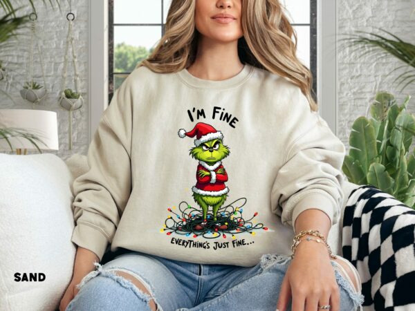 Funny Christmas Lights Sweatshirt Quirky Christmas Humor Funny Xmas Party Sweater Holiday Light Hoodie Ugly Christmas Lights Pullover 2