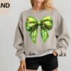 Funny Christmas Sweatshirt Coquette Bow Christmas Sweatshirt Merry Grinchmas Christmas Holiday Party Outfit Grinch sweatshirts 2