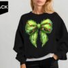 Funny Christmas Sweatshirt Coquette Bow Christmas Sweatshirt Merry Grinchmas Christmas Holiday Party Outfit Grinch sweatshirts 5