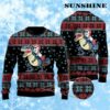 Funny Dinosaur Christmas Sweater With Unicorn 1 1