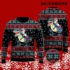 Funny Dinosaur Christmas Sweater With Unicorn 5 5