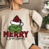 Funny Grinch Christmas Sweatshirt Grinchmas Sweatshirt Xmas Holiday Sweatshirt Christmas Tree Sweatshirt Grinch Lovers Christmas Gift 2 1