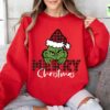 Funny Grinch Christmas Sweatshirt Grinchmas Sweatshirt Xmas Holiday Sweatshirt Christmas Tree Sweatshirt Grinch Lovers Christmas Gift 4 1