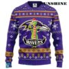 Funny Grinch With Baltimore Ravens Christmas Sweater 2 2