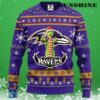 Funny Grinch With Baltimore Ravens Christmas Sweater 3 3