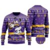 Funny Mickey Mouse Minnesota Vikings Disney Ugly Christmas Sweater 2 2