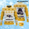 Funny Play Like A Raven Christmas Sweater Ugly 1 1