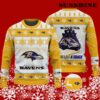 Funny Play Like A Raven Christmas Sweater Ugly 5 5