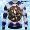 Funny Reindeer Pug Dog Ugly Christmas Sweater Ravens 1 1